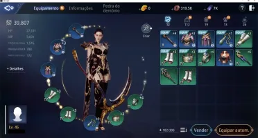 CONTA LEVEL 45 COM TORRE DA CONQUISTA 6 SA64