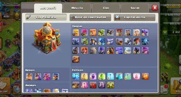 Conta CV16 nv 234 - 2400 gemas - heróis full