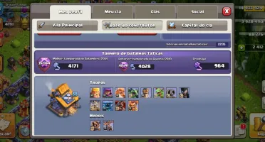 Conta CV16 nv 234 - 2400 gemas - heróis full