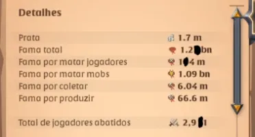 Conta End Game Albion