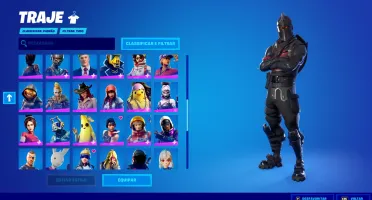 conta fortnite cavaleiro negro