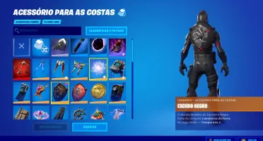 conta fortnite cavaleiro negro