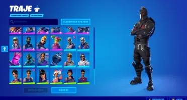 conta fortnite cavaleiro negro