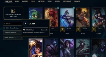 Conta LV 35, 5 skin Ótimas, Email para Troca Disponivel