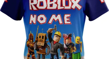 Camiseta Camisa ROBLOX Infantil e Adulto