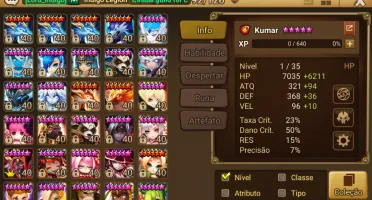 Conta Summoner War 13 nat 5
