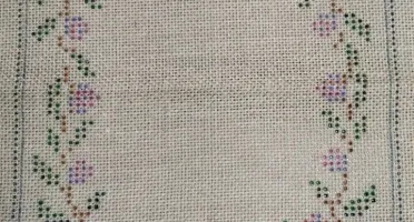 Tela para bordar em juta TJ-94 - 60 x 48 cm