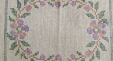 Tela para bordar em juta TJ-94 - 60 x 48 cm