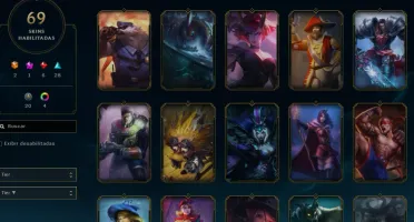 CONTA LOL- LVL 262 - 120 Champions - 69 Skins - FULL ACESSO