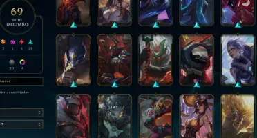 CONTA LOL- LVL 262 - 120 Champions - 69 Skins - FULL ACESSO