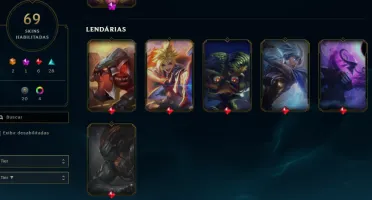 CONTA LOL- LVL 262 - 120 Champions - 69 Skins - FULL ACESSO