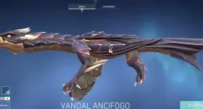 Conta Valorant Plat 1 com Vandal Dragao | Sublime | Champion