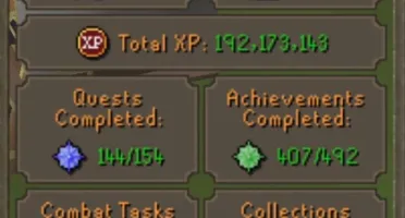 Conta Osrs 2033 total