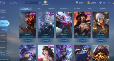 Conta Perfeita mobile legends
