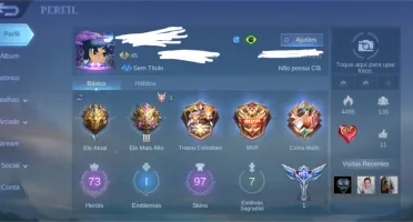 Conta Perfeita mobile legends