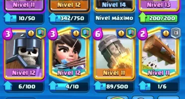 clash of clans cv10+ clash royale tds as cartas desafiante