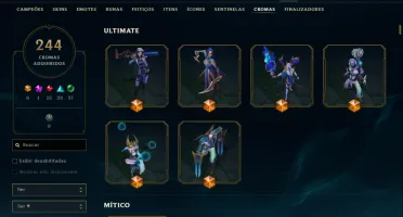 conta lol | skin Faker assinatura + Uzi + Caps | 500+ Skins