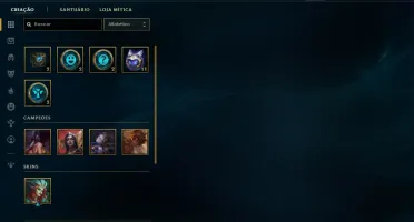 conta lol | skin Faker assinatura + Uzi + Caps | 500+ Skins