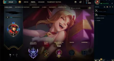 CONTA DIAMANTE 4, 51 SKINS, 53 CAMPEÕES