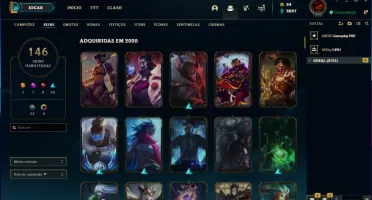 Acc Legaue of Legens Platina 1, 146 skins