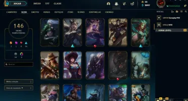 Acc Legaue of Legens Platina 1, 146 skins