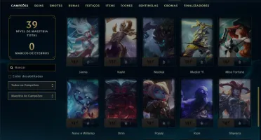 Esmeralda 2 com 40 Champs e 13 Skins