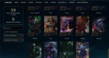 Esmeralda 2 com 40 Champs e 13 Skins