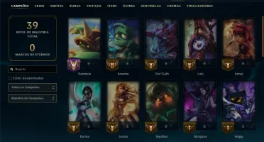 Esmeralda 2 com 40 Champs e 13 Skins