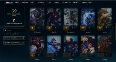 Esmeralda 2 com 40 Champs e 13 Skins