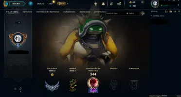 Conta League of Legends Full Acesso 4URS Rammus Rei e outras