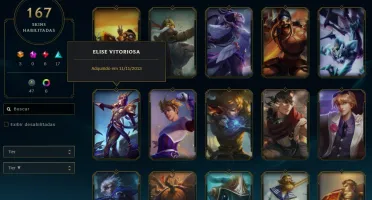 Conta League of Legends Full Acesso 4URS Rammus Rei e outras
