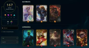 Conta League of Legends Full Acesso 4URS Rammus Rei e outras