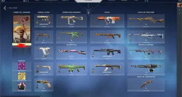 Conta valorant + de 700R$ em skins