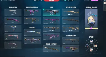 Conta Valorant Ouro3 + De 10 Facas