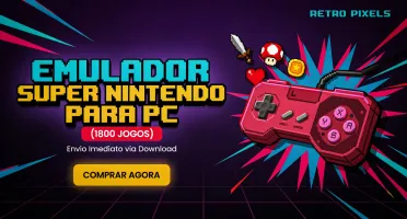 Emulador - Super Nintendo para PC (1800 Jogos)