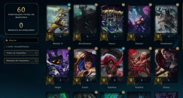 CONTA NÍVEL 36 PLATINA 4 POUCAS PARTIDAS