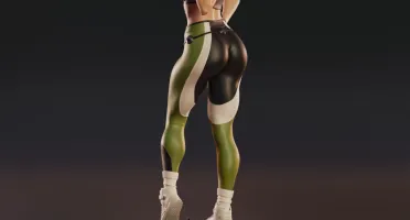 Sonya Blade Mortal Kombat STL 3d