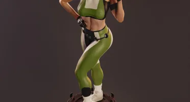 Sonya Blade Mortal Kombat STL 3d