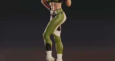 Sonya Blade Mortal Kombat STL 3d
