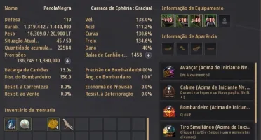 Black desert - Mago 274pa , com pen e carraca