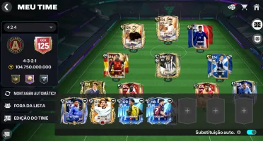 Conta FC MOBILE time ger 125