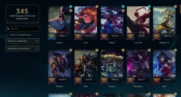 Conta League of Legends LvL 249 c/ 105 skin