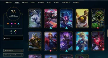 Conta prata 3 com Warwick Selvagem e Twitch Medieval (raras)