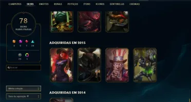 Conta prata 3 com Warwick Selvagem e Twitch Medieval (raras)