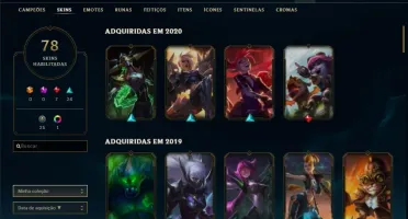 Conta prata 3 com Warwick Selvagem e Twitch Medieval (raras)