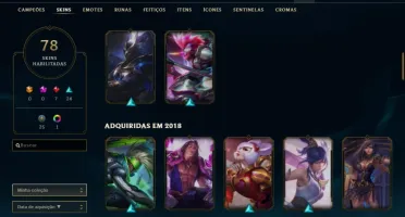 Conta prata 3 com Warwick Selvagem e Twitch Medieval (raras)