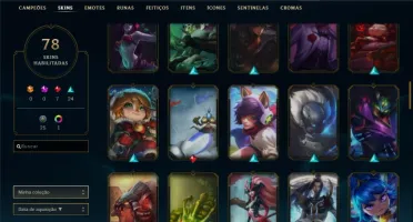 Conta prata 3 com Warwick Selvagem e Twitch Medieval (raras)