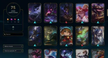 CONTA LOL 6 ANOS DE USO- VÁRIAS SKINS TOPS-ICONES TOPS