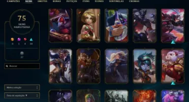 CONTA LOL 6 ANOS DE USO- VÁRIAS SKINS TOPS-ICONES TOPS
