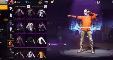Conta de ff nível 60 muitas skins rara e muito mais